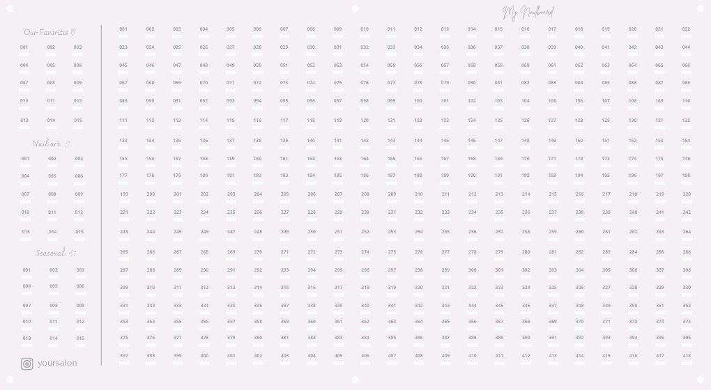 My Nailboard L (40.1x22 inches)